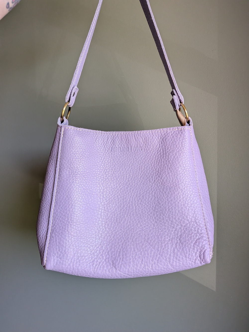 Portland Leather Goods Triangle Shoulder Bag